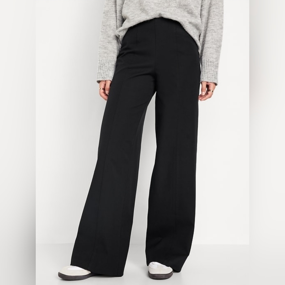 Old Navy NEW W/TAGS Women's Classic Black Wide-Leg Pants